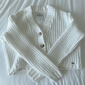 Knit off the shoulder sweater.